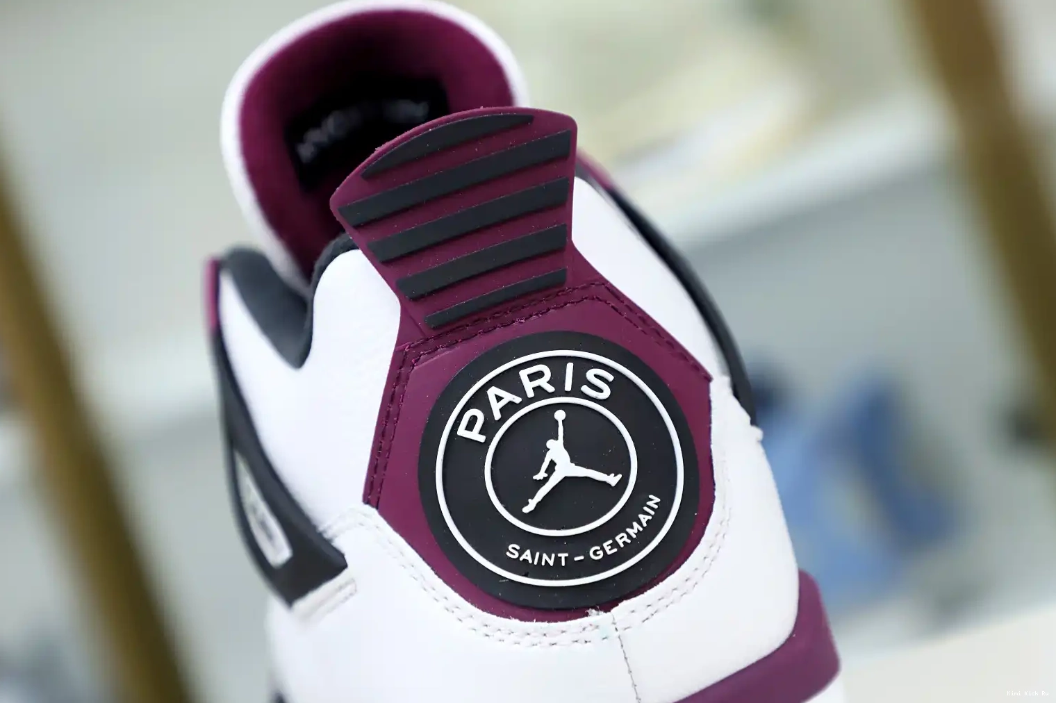 Kimikick X JORDAN 'BORDEAUX' AIR 4 PARIS RETRO SAINT-GERMAIN AIR JORDAN 0729